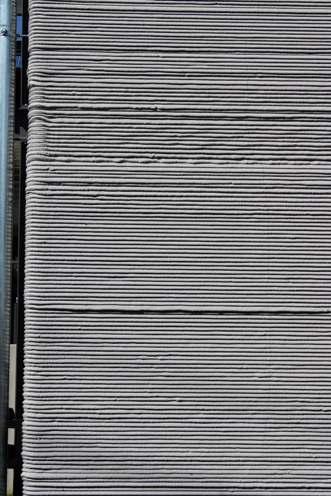 Wall of a concrete 3D printed structure